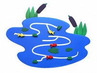 Сенсомоторное декоративно-развивающее панно "Река" - fgospostavki.ru - Апатиты