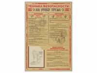 Стенд-уголок "Техника безопасности на уроках труда" - fgospostavki.ru - Апатиты