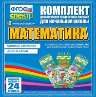 Динамические раздаточные пособия. Математика (Эластичные элементы). Единицы измерения, доли и дроби. - fgospostavki.ru - Апатиты