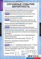 Комплект таблиц. Теория вероятностей и математическая статистика. - fgospostavki.ru - Апатиты