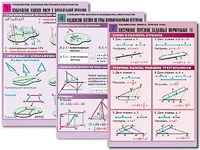 Комплект таблиц по всему курсу геометрии (100 таблиц, А1, полноцветные, ламинированные) - fgospostavki.ru - Апатиты