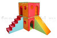 Домик игровой двухэтажный (комплект) - fgospostavki.ru - Апатиты