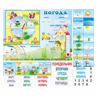 Стенд "Погода" с карманами для вставок - fgospostavki.ru - Апатиты
