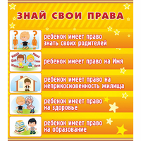 Стенд "Знай свои права" - fgospostavki.ru - Апатиты