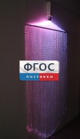 Фибероптическая занавесь (150 волокон) с интерактивным источником света - fgospostavki.ru - Апатиты