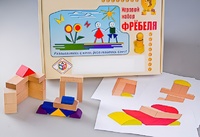 Игровой набор Фребеля "Конструктор деревянный без соединений-2" (Серия "Эксперимент") - fgospostavki.ru - Апатиты
