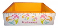 Бассейн "Вообразилия" квадратный с шелкографией - fgospostavki.ru - Апатиты