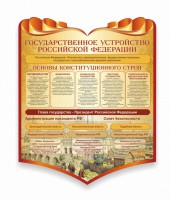 Стенд "Государственное устройство Российской Федерации" Вариант 3 - fgospostavki.ru - Апатиты