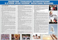 Стенд "Содействие гражданско-патриотическому и духовно-нравственному воспитанию молодежи" - fgospostavki.ru - Апатиты