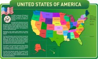Стенд "United States Of America" - fgospostavki.ru - Апатиты