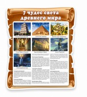 Стенд "Семь чудес света" - fgospostavki.ru - Апатиты