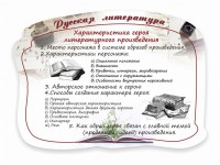 Стенд резной "Характеристика героя литературного произведения" - fgospostavki.ru - Апатиты