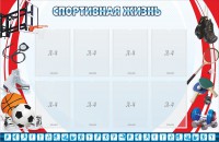 Стенд "Спортивная жизнь" Вариант 1 - fgospostavki.ru - Апатиты
