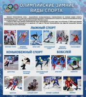 Стенд "Олимпийские зимние виды спорта" - fgospostavki.ru - Апатиты