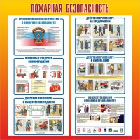 Стенд "Пожарная безопасность" Вариант 4 - fgospostavki.ru - Апатиты