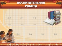 Стенд "Воспитательная работа" - fgospostavki.ru - Апатиты