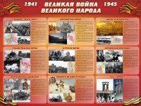 Стенд "Великая война Великого народа" Вариант 1 (9 блоков) - fgospostavki.ru - Апатиты