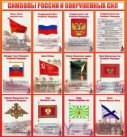 Стенд "Символы России и вооруженных сил" - fgospostavki.ru - Апатиты