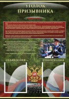 Стенд "Уголок призывника" - fgospostavki.ru - Апатиты
