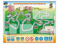 Стенд "Безопасный путь в школу" с комплектом сменных карточек - fgospostavki.ru - Апатиты