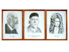 Портреты выдающихся химиков (деревянная рамка, под стеклом) - fgospostavki.ru - Апатиты
