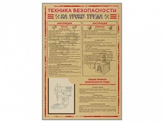 Стенд-уголок "Техника безопасности на уроках труда" - fgospostavki.ru - Апатиты