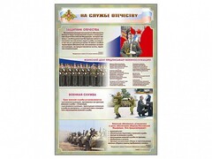 Стенд "На службе Отечеству" Вариант 1 - fgospostavki.ru - Апатиты