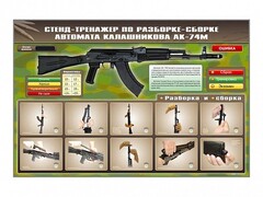 Стенд-тренажер по сборке-разборке автомата Калашникова АК-74М - fgospostavki.ru - Апатиты