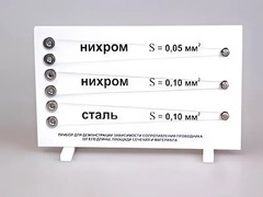 Прибор для демонстрации зависимости сопротивления проводника от его длины, сечения и материала - fgospostavki.ru - Апатиты