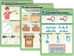 Комплект таблиц "Технология. Обработка ткани" (12 таблиц, А1, ламинированные) - fgospostavki.ru - Апатиты