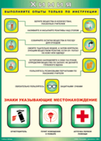 Таблица "Выполняйте опыты только по инструкции" (100х140 сантиметров, винил) - fgospostavki.ru - Апатиты