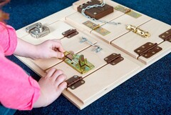 Тактильно-развивающая панель “Замочки” - fgospostavki.ru - Апатиты