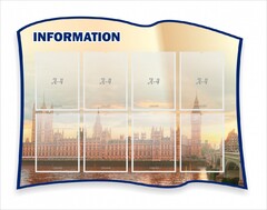 Стенд резной "Информация" Вариант 9 - fgospostavki.ru - Апатиты
