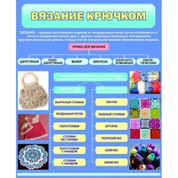 Стенд "Вязание крючком" - fgospostavki.ru - Апатиты