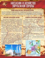 Стенд "Населения и хозяйство Зарубежной Европы" - fgospostavki.ru - Апатиты