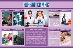 Стенд "Юный химик" Вариант 2 - fgospostavki.ru - Апатиты