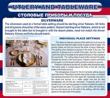 Стенд "Столовые приборы и посуда" - fgospostavki.ru - Апатиты