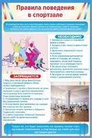Стенд "Правила поведения в спортзале №1" - fgospostavki.ru - Апатиты