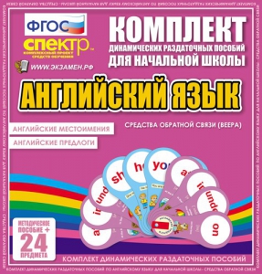 Динамические раздаточные пособия. Английский язык (веера). Английские местоимения, английские предлоги. - fgospostavki.ru - Апатиты
