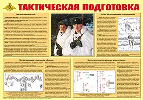 Плакат "Тактическая подготовка" - fgospostavki.ru - Апатиты