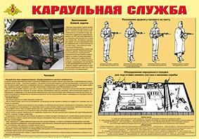 Плакат "Караульная служба" - fgospostavki.ru - Апатиты