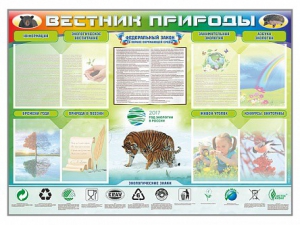 Стенд-уголок "Вестник природы" Вариант 1 - fgospostavki.ru - Апатиты