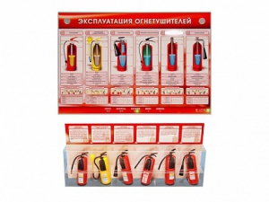 Электрифицированный стенд-тренажер "Эксплуатация огнетушителей" с разрезными агрегатами - fgospostavki.ru - Апатиты