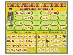Комплект оборудования "Английский алфавит" с комплектом тематических магнитов - fgospostavki.ru - Апатиты