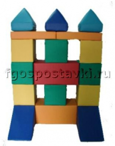 Мягкий модуль-конструктор "Башня" (17 элементов) - fgospostavki.ru - Апатиты