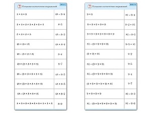 Комплект карточек (10) "Обучающий калейдоскоп. Умножение на 7, 8 и 9" - fgospostavki.ru - Апатиты