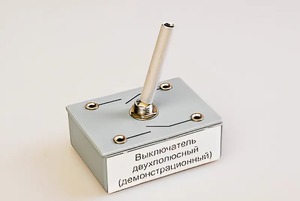 Выключатель двухполюсный (демонстрационный) - fgospostavki.ru - Апатиты