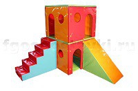 Домик игровой двухэтажный (комплект) - fgospostavki.ru - Апатиты
