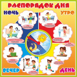 Стенд "Распорядок дня" - fgospostavki.ru - Апатиты