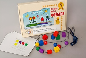 Игровой набор Фребеля "Бусы-шнуровка" (серия "Эксперимент") - fgospostavki.ru - Апатиты